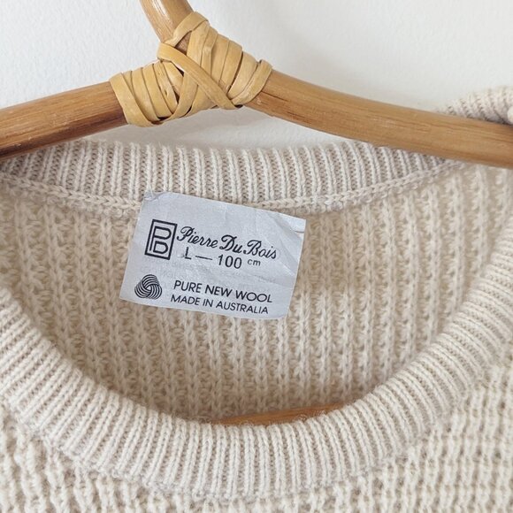 Vintage Pierre Du Bois Pure Wool Sweater - Picture 2 of 3